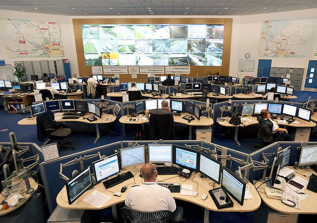 Traffic control room