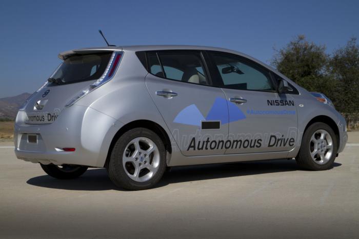 Nissan autonomous car