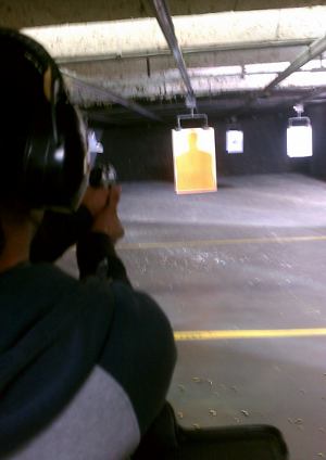 9mm barretta at 24 feet