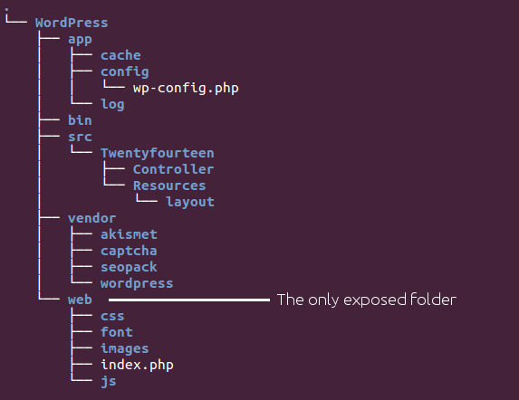 WordPress with MVC structure