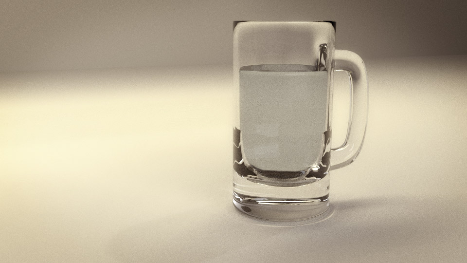 Beer mug blender 3d
