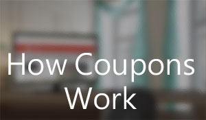 How coupons work on the web