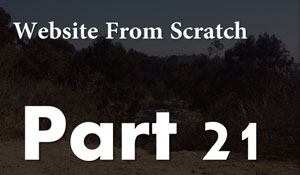 Website From Scratch - User Authentication Part 2
