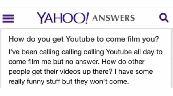 Yahoo Answers