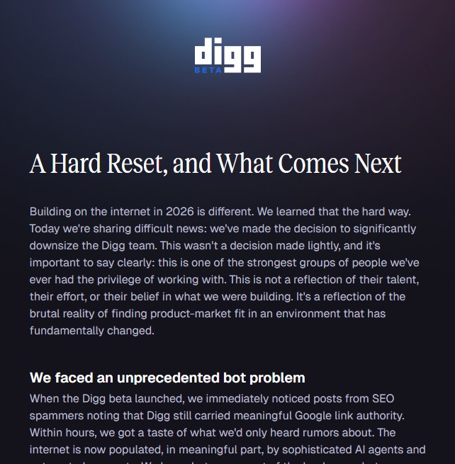 digg is gone